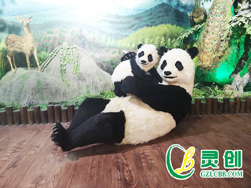 仿真大熊猫标本